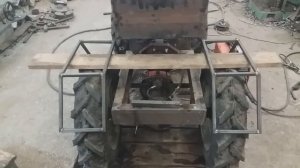 Минитрактор переломка, гидравлика