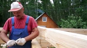 Как строить дом из бруса в одиночк