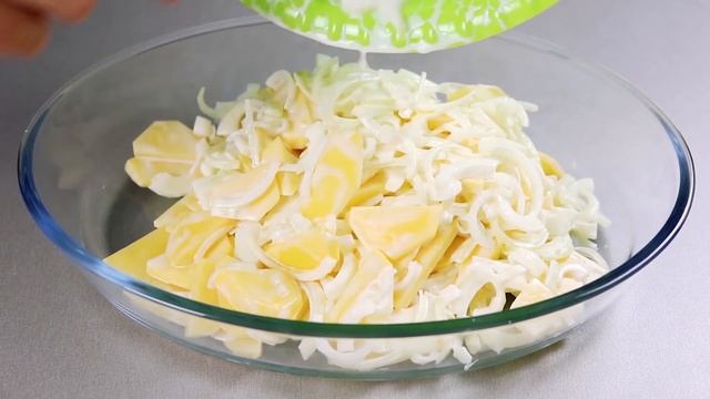 Картошка с Рыбой в Духовке ! Очень простой рецепт