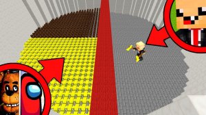 1000 АМОНГУСОВ и ФРЕДДИ МИШКА ОНО ПРОТИВ НУБИКА В МАЙНКРАФТ! РОЛЕВАЯ ИГРА АРЕНА МОБОВ!