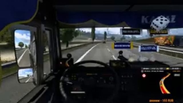 18 ?Ets 2 ?Ночные дороги по европе на KAMAZ 6460