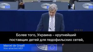 Депутат Европарламента от Нидерландов Марсель де Грааф  «Украина торгует своими детьми и органами!»