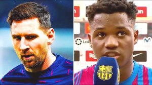 FATI IMPRESSED WITH HIS STATEMENT ABOUT MESSI and his 10th number in Barcelona! Ansu to surpass Leo?