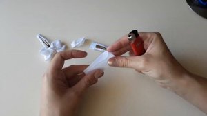 МК Заколочки клик-клак для челочки или на первые хвостики/ DIY Hairpins for bangs(first ponytails)