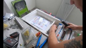 СБОРКА СИЛОВОГО ЩИТА с отсеком для Wi-Fi роутера