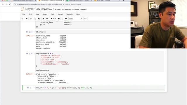 Solve Data Science Tasks In Python (Saving Hours) (automating import CSV files to database)