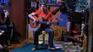 Ростислав Чебыкин. Квартирник у Добрера.Хоронили плюшевого мишку