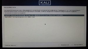 Установка Kali Linux с флешки