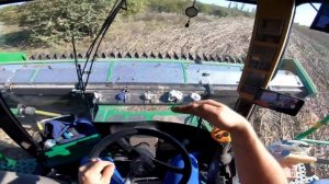 Джон Дир 9650W. Настройки, управление,жатка. Обзор вала жатки