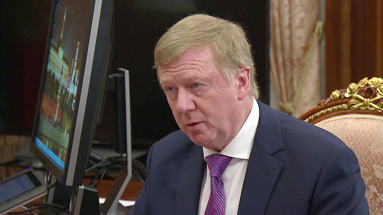Владимир Путин встретился с главой "Роснано" Анатолием Чубайсом