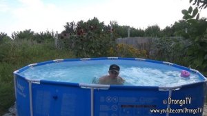 Мокрый тест каркасного бассейна BESTWAY 366x76