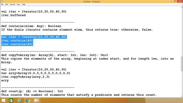 Scala - Iterator Methods смотреть онлайн
