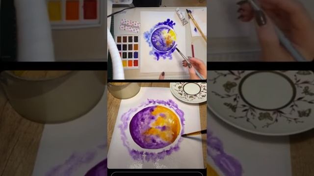 Планета и космический фон со звёздами. Запись прямого эфира в Инстаграм смотреть онлайн