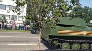 Военный парад в Донецке, ДНР  24.06.2020