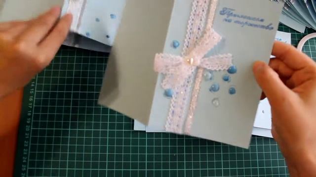 Приглашение ручной работы на свадьбу в стиле "Тифани" смотреть онлайн