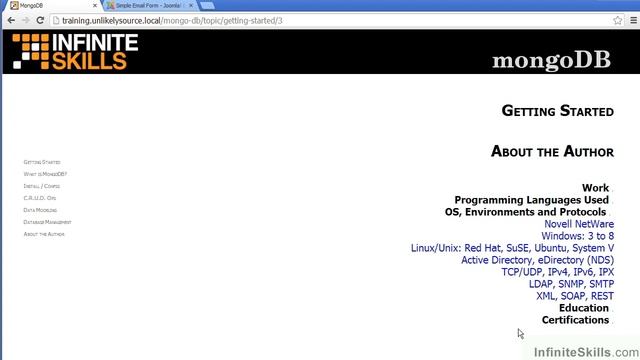 MongoDB Tutorial | About The Author смотреть онлайн