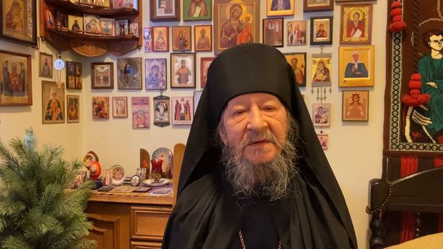 Архимандрит Иов (Гумеров). Поздравление с Рождеством Христовым..mp4