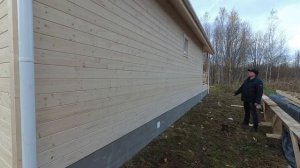 Одноэтажный каркасный дом 6 на 11,5 в дер. Марково, Зубцов, Тверская область. Проект Гербера 3