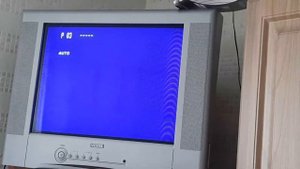 Цветной рабочий телевизор Vestel с пультом