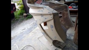 Самодельный обвес на мотоцикл из стеклопластика