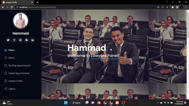Responsive Lawyers Website Using PHP, MySQL, HTML, CSS, Java Script And Bootstrap! - WEB DEVELOPMEN