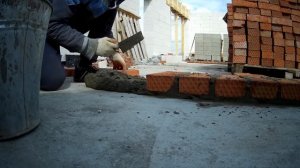 Что НУЖНО сделать ,чтобы УВЕЛИЧИТЬ СКОРОСТЬ КЛАДКИ!КЛАДКА КЕРАМЗИТОБЕТОННЫХ блоков и КИРПИЧА!