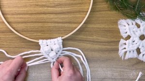 ?❄️Рождественский венок своими руками макраме