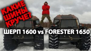 Выбираем лучшие шины для вездехода. ШЕРП 1600 или ЛЕСНИК FORESTER 1650?