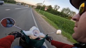 Вечерняя покатушка на Honda Giorno AF 70