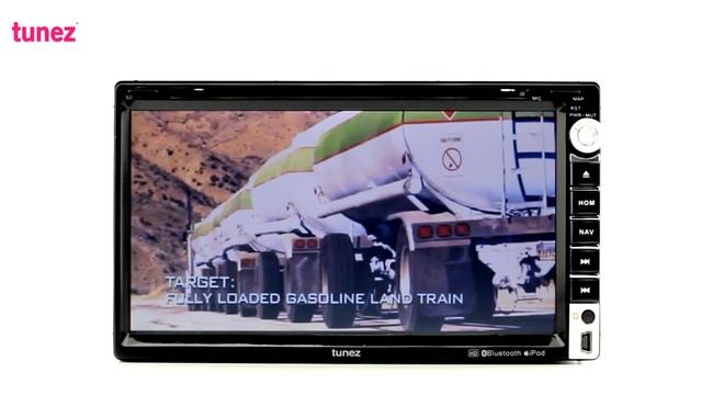 Tunez 7" Double-DIN Car DVD GPS with DVB-T MPEG-4 Player (Direct loading design) tunezmart.com смотреть онлайн