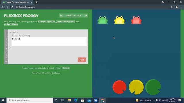 Flexbox Froggy Level 1-24 |Class 20 |CSS |Web Development |Learning Development |with Muhammad Ahma