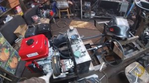 ТАНДЕМ из двух нш 10 и16.  Минитрактор своими руками. Такого я не делал.