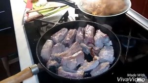 Свиные рёбра с айвой!