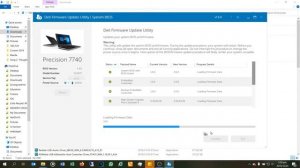 How to update the bios in the Dell Precision laptop