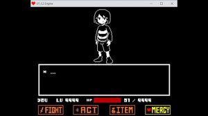 Undertale: True Genocide - Frisk Battle by DEL