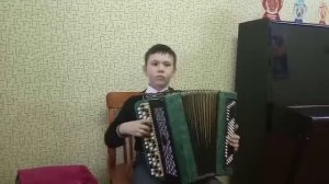 Как у наших у ворот. Баян.