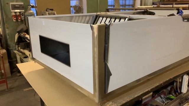 Островные приточно-вытяжные зонты ТИП 3 из нержавеющей стали толщиной 1,5 мм. смотреть онлайн