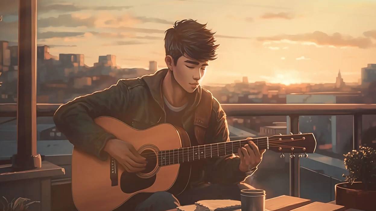 Lofi Guitar Mix 🎸 Relaxing and Chill Electric Guitar Beats