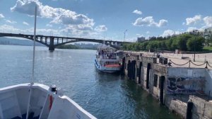 09.07.2019 Прогулка по Енисею на теплоходе "Близняк". ч.1