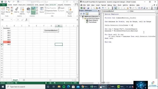 Excel VBA Dynamic Ranges(This is Different)|Dynamic Range in Excel VBA|VBA|Advanced Excel|CTTUTORIA
