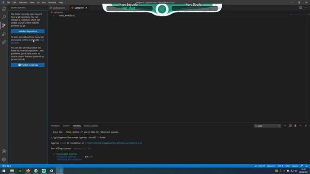 Como adicionar o node_modules à lista de exceção do Git
