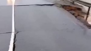 Участок федеральной автомобильной дороги М-7 Волга провалился в Удмуртии