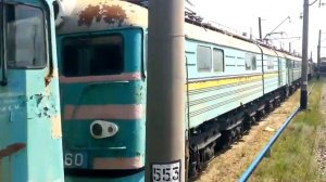Электровозы ВЛ8 на станции Лиман