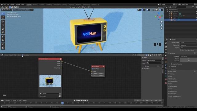Blender Denoise / Как Убрать Шум Рендера Cycles / Blender Гайд смотреть онлайн
