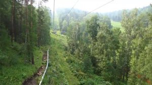 Красноярск канатная дорога фанпарк -" Бобровый лог"  Гора Такмак