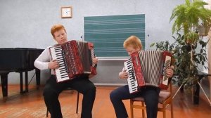 Там за речкой   дуэт, русская народная песня