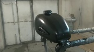 Покраска  иж ,начало,бак,часть 1.