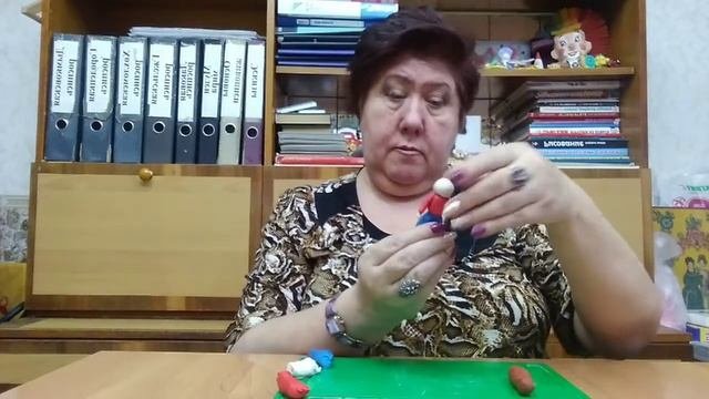"Зимний спорт" лепка из пластилина