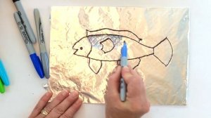 Foil Fish Earth Day Art Project for Kids