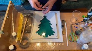 Новогодняя ёлка своими руками из эпоксидной смолы. Новогодний лайфхак